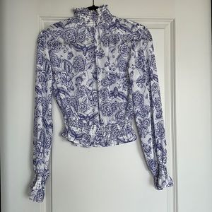 Floral blouse top